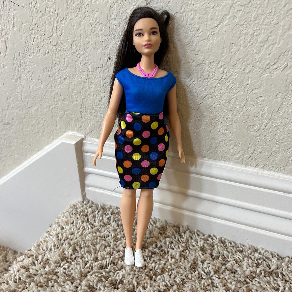 Barbie Curvy Fashionista Doll Polka Dot Fun
